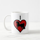 Mug Unicornes du coeur (Gauche)