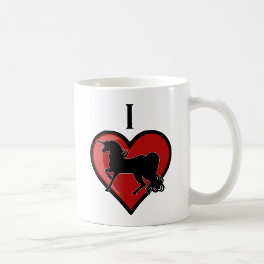 Mug Unicornes du coeur (Droite)