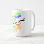 Mug Unicornes et devis (Devant droit)