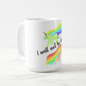 Mug Unicornes et devis (Devant gauche)