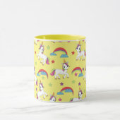 Mug Unicornes mignonne jaune (Centre)