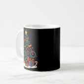 Mug Unicycling Unicycle Christmas Tree Xmas  (Devant gauche)