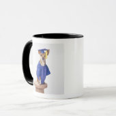 Mug Uniforme de port d'obtention du diplôme de chien (Devant gauche)