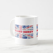 Mug Union Jack, argot rimé de cockney (Devant gauche)