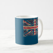 Mug Union Jack British Flag Vintage Retro United (Devant droit)