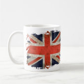 Mug Union Jack déchiqueté âgé (Gauche)