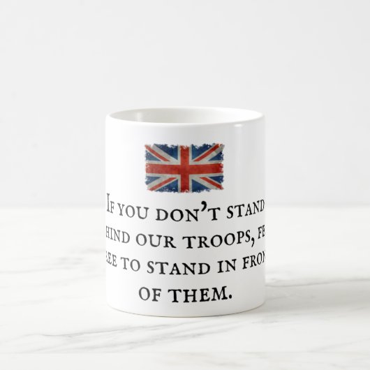 Mug - Union Jack Drapeau Avec Slogan Patriotique 8 (Centre)