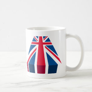 Mug Union Jack, drapeau britannique en 3D