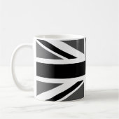 Mug Union Jack noir et gris (Gauche)