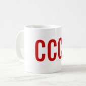 Mug Union Soviétique "CCCP " (Devant gauche)