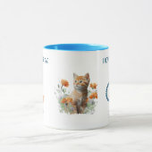 Mug Unique Amour Amusant Mon Tabby Chat (Centre)