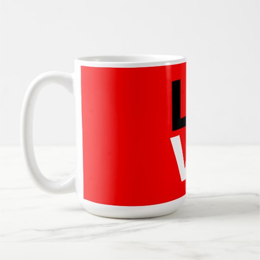 Mug Unique Arrière - plan rouge amour romance (Gauche)
