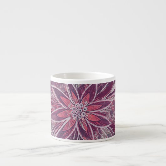 Mug unique de spécialité florale (Devant)