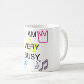 Mug Unique Designs Iam Very Busy (Devant droit)
