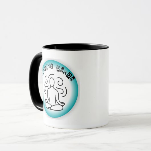 Mug Unique Finding Peace Art Designs - Happy Shopping (Devant gauche)