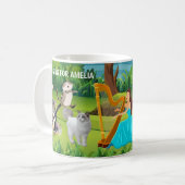 Mug Unique Fun Cats in the Chorus Personalized  (Devant gauche)