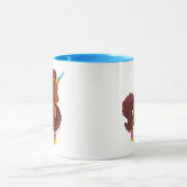 Mug Unique la licorne debout Fière (Centre)