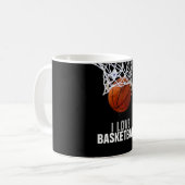 Mug Unique Moderne I Love Basketball (Devant gauche)