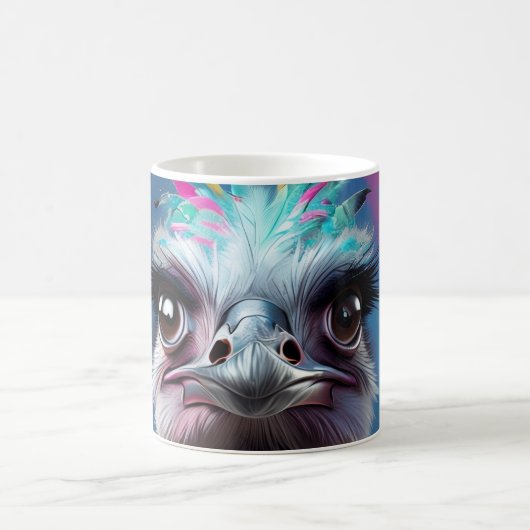 Mug Unique Ostrich design (Centre)