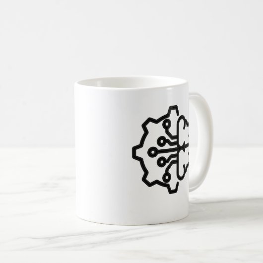 Mug Unique technical engineering design - (Devant droit)