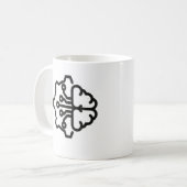 Mug Unique technical engineering design - (Devant gauche)