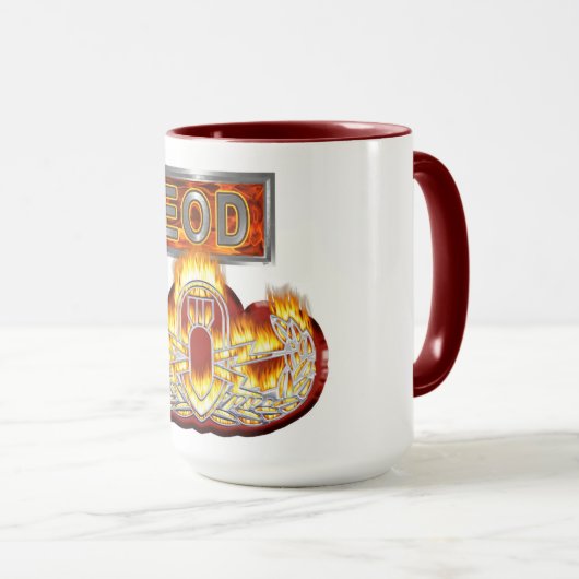 Mug Uniquely Designed Commemorative EOD (Devant droit)