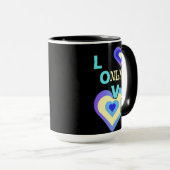 Mug Uniquement l'amour (Devant droit)