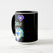 Mug Uniquement l'amour (Devant gauche)