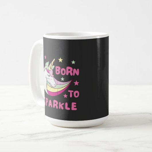 Mug Unisex Born to Sparkle (Devant gauche)