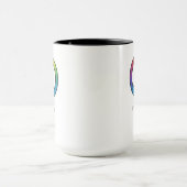 Mug Unisex couleur de paix (Centre)