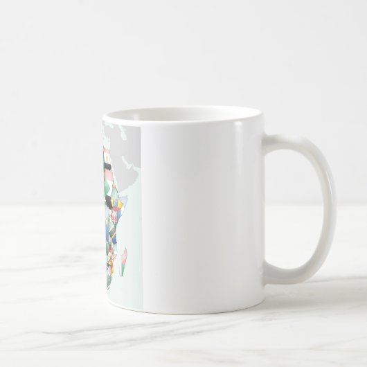 Mug Unité dans la diversité : Collection des drapeaux  (Droite)