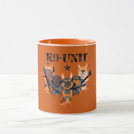 Mug Unité de chiens de police K9 (Centre)