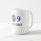 Mug Unité de police K9 (Devant droit)