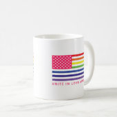 Mug Unite In Love America - (Devant droit)