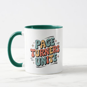 Mug Unite Retro Funky Book Lover
