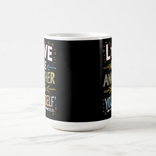 Mug Unite With Love : Embrassez le message (Centre)