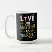 Mug Unite With Love : Embrassez le message (Gauche)