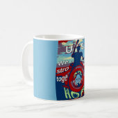 Mug United in Hope : Stronger Together - USA Art Print (Devant gauche)