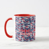 Mug United Kingdom UK flag BY MASANSER PIXELAT (Gauche)
