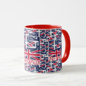 Mug United Kingdom UK flag BY MASANSER PIXELAT (Devant droit)