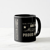 Mug United States Air Force Fier Maman de l'Air Force (Devant droit)