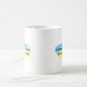 Mug United we stand quote jaune bleu Ukraine (Centre)