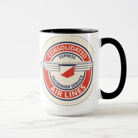 Mug Unités de logo Consolidated Airlines (Droite)