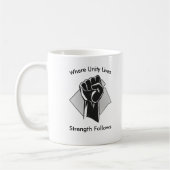 Mug Unity and Strength Inspirational (Gauche)