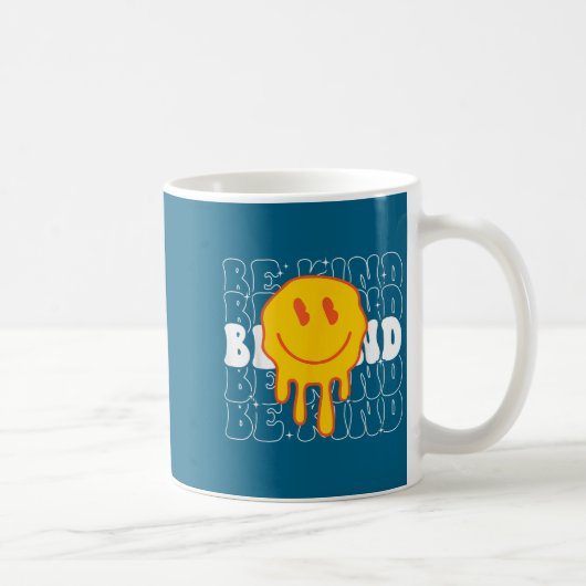 Mug Unity Day Be Kind Kindness Smile Face Orange Groov (Droite)