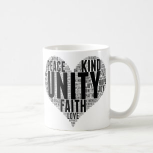 Mug Unity Wordcloud Be Kind Stop Buller Orange Unity