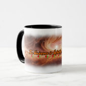 Mug Univers et poésie sur une céramique blanche (Devant gauche)