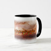 Mug Univers et poésie sur une céramique blanche (Devant droit)