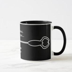 Mug Univers léger, zone foncée
