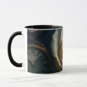 Mug univers steampunk - La rose du temps (Gauche)